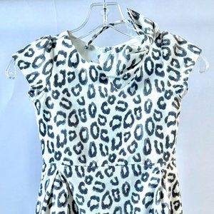 JANIE & JACK  - Snow Leopard Dress - Size 6